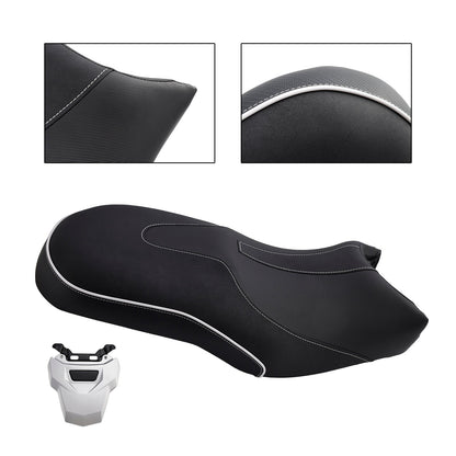 Sella passeggero anteriore per BMW R1200GS LC R 2013-2018, cuscino nero