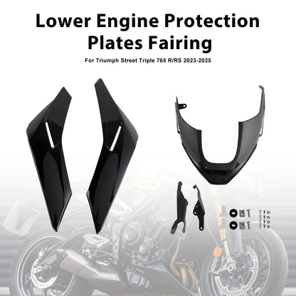 Pannelli inferiori del motore Street Triple 765 R/RS 2023-2025, carenatura protettiva