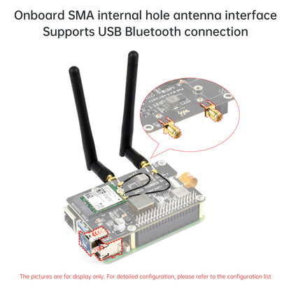 Scheda adattatore di alimentazione Ethernet PoE per Raspberry Pi 5 PCIe a M.2 E Key
