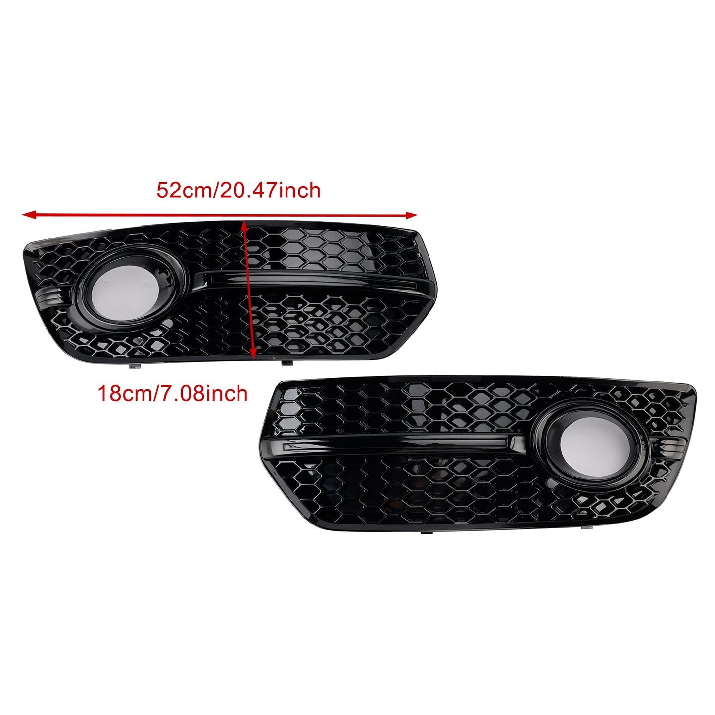 Copri fari fendinebbia per griglia paraurti anteriore Audi Q5 2009-2012 (2 pezzi)