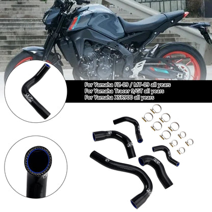 Yamaha MT-09 XSR900 Tracer 9/GT tutti gli anni Tubo refrigerante radiatore in silicone
