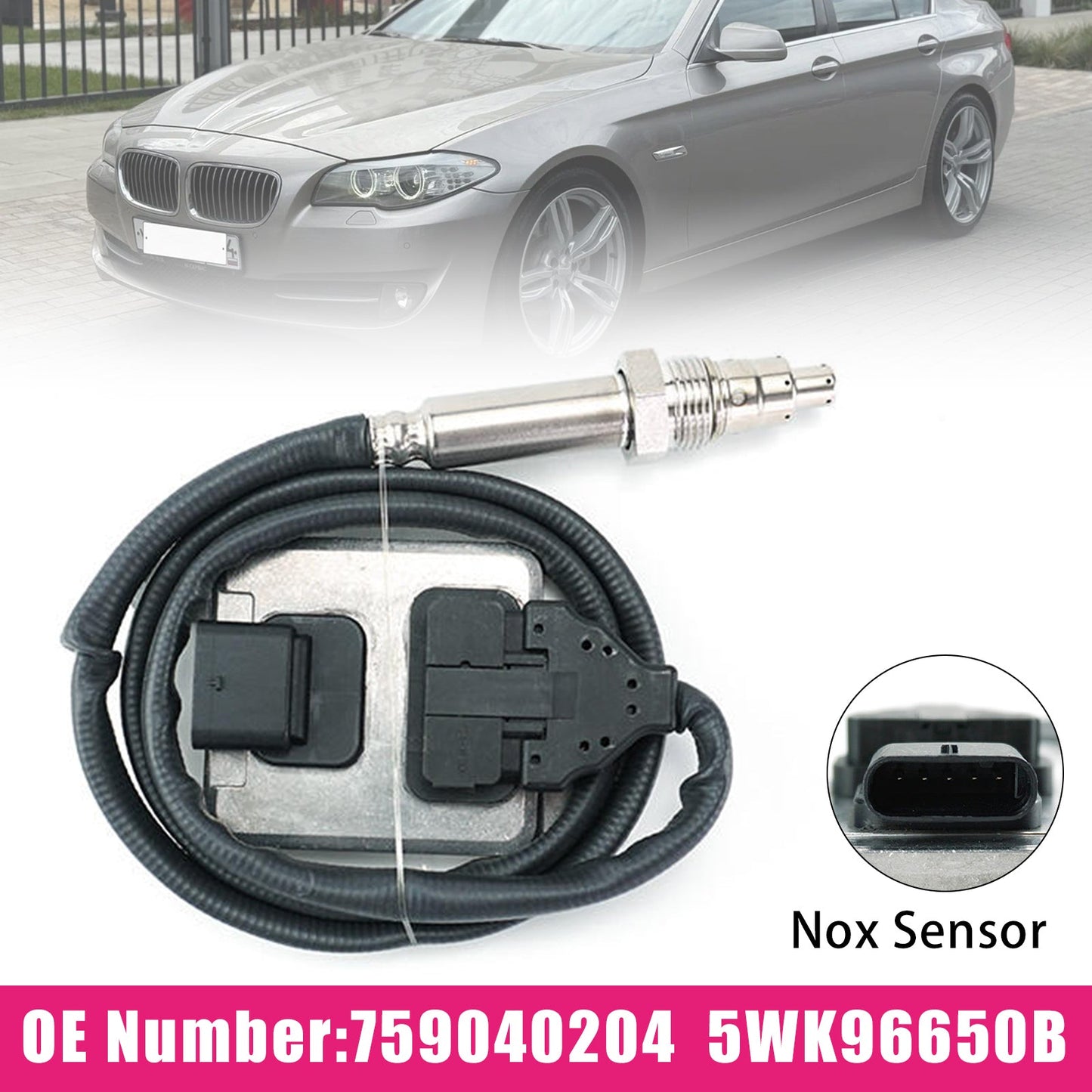 Sensore NOx 759040204 5WK96650B per BMW F10 F11 N53 523i 528i 530i