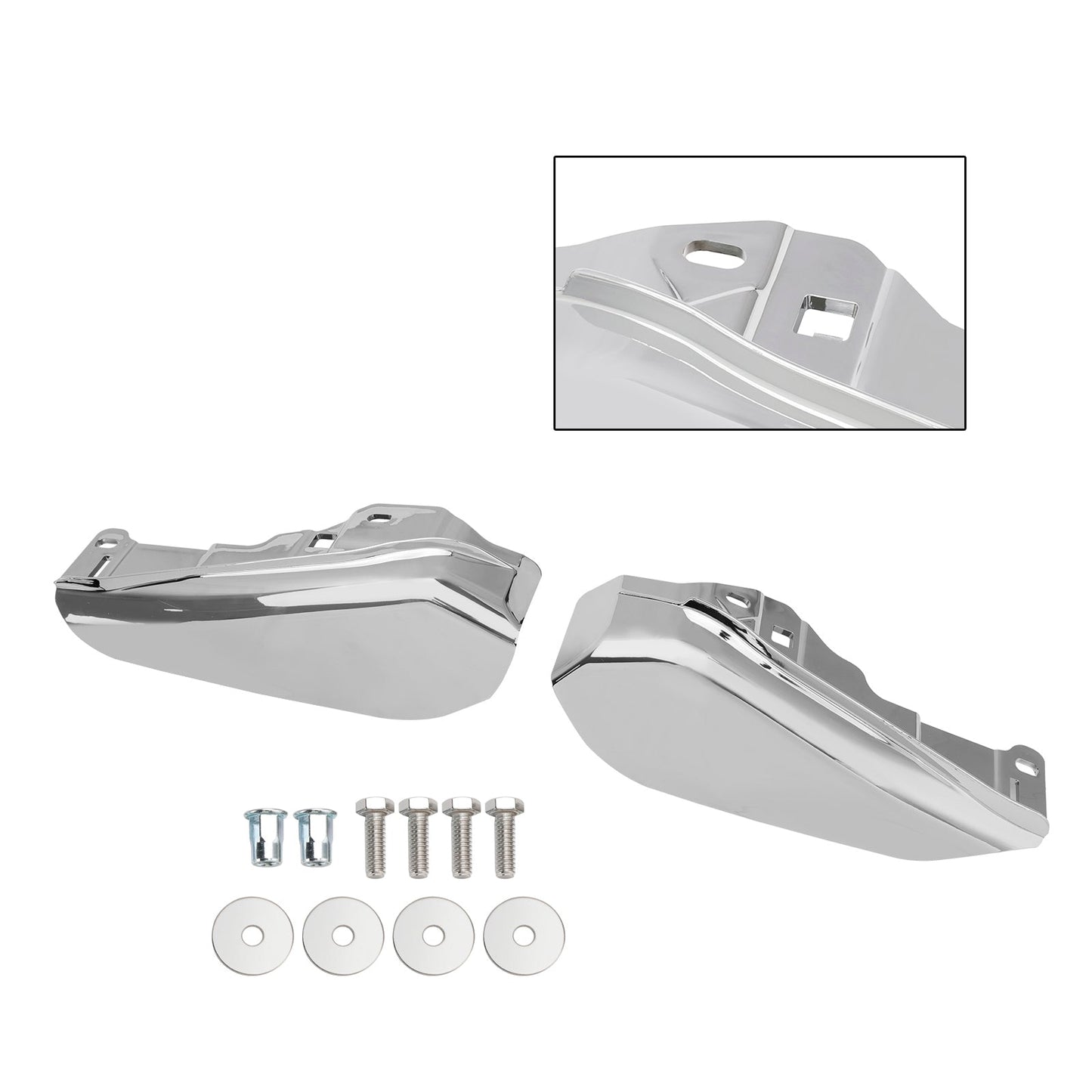 Deflettore di calore dell'aria del telaio intermedio Touring CVO Street Glide Road Glide 2023-2024