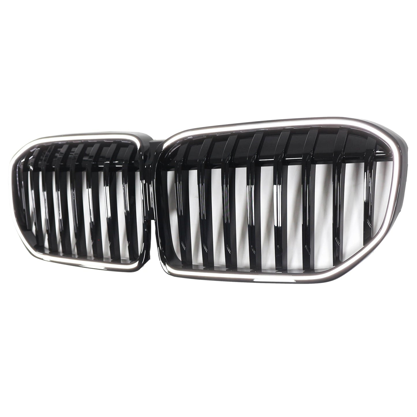 Griglia anteriore nera lucida a stecca singola per BMW Serie 7 G11 G12 2019-2022