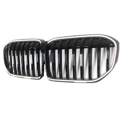 Griglia anteriore nera lucida a stecca singola per BMW Serie 7 G11 G12 2019-2022