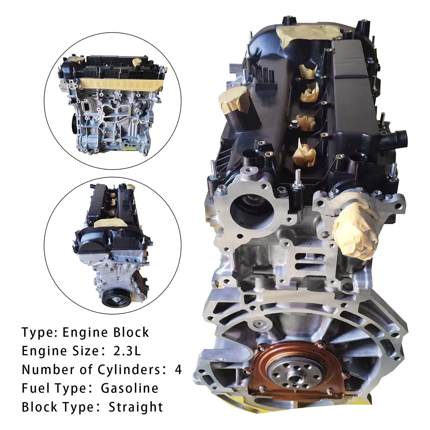 Ford Mustang 2.3L Ecoboost 2021, blocco motore lungo nuovo di zecca