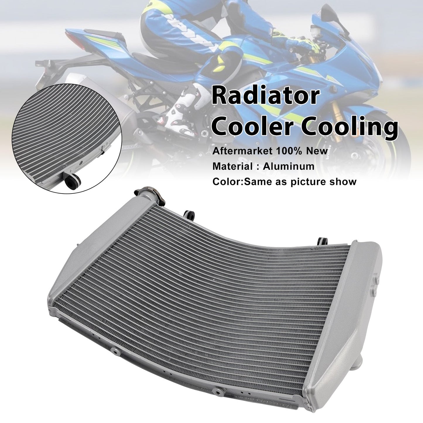 Radiatore di raffreddamento motore per Suzuki GSXR1000 GSXR1000R 2017-2025