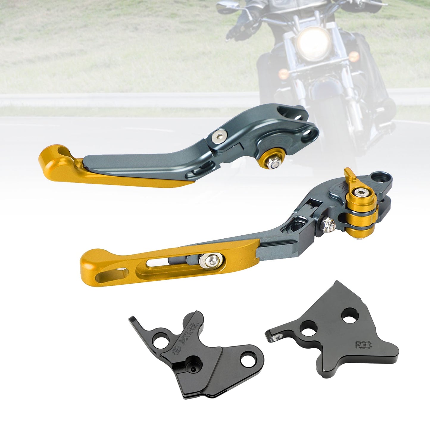 Leva freno frizione regolabile YAMAHA YBR125 2005-2014