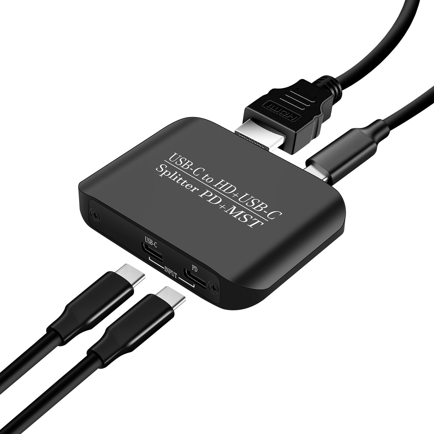 Adattatore 4K60TYPE-C a HDMI+TYPE-C Splitter di alimentazione per display diversi