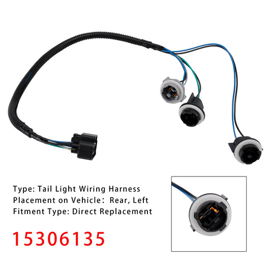 Cablaggio luce posteriore sinistra Suburban 1500 2500 Tahoe Yukon XL 1500 2500 2000-2006 15306135