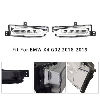 Coppia di fendinebbia a LED per paraurti anteriore BMW X3 G01 G08 X4 G02 2018-2019 63177412528
