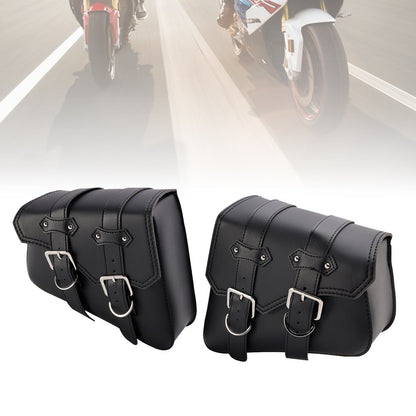 Borsa da sella laterale, borsa da sella, borsa portaoggetti nera 21L per moto