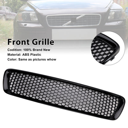 Griglia a nido d'ape per paraurti anteriore nero lucido Volvo S40 V50 2004-2007