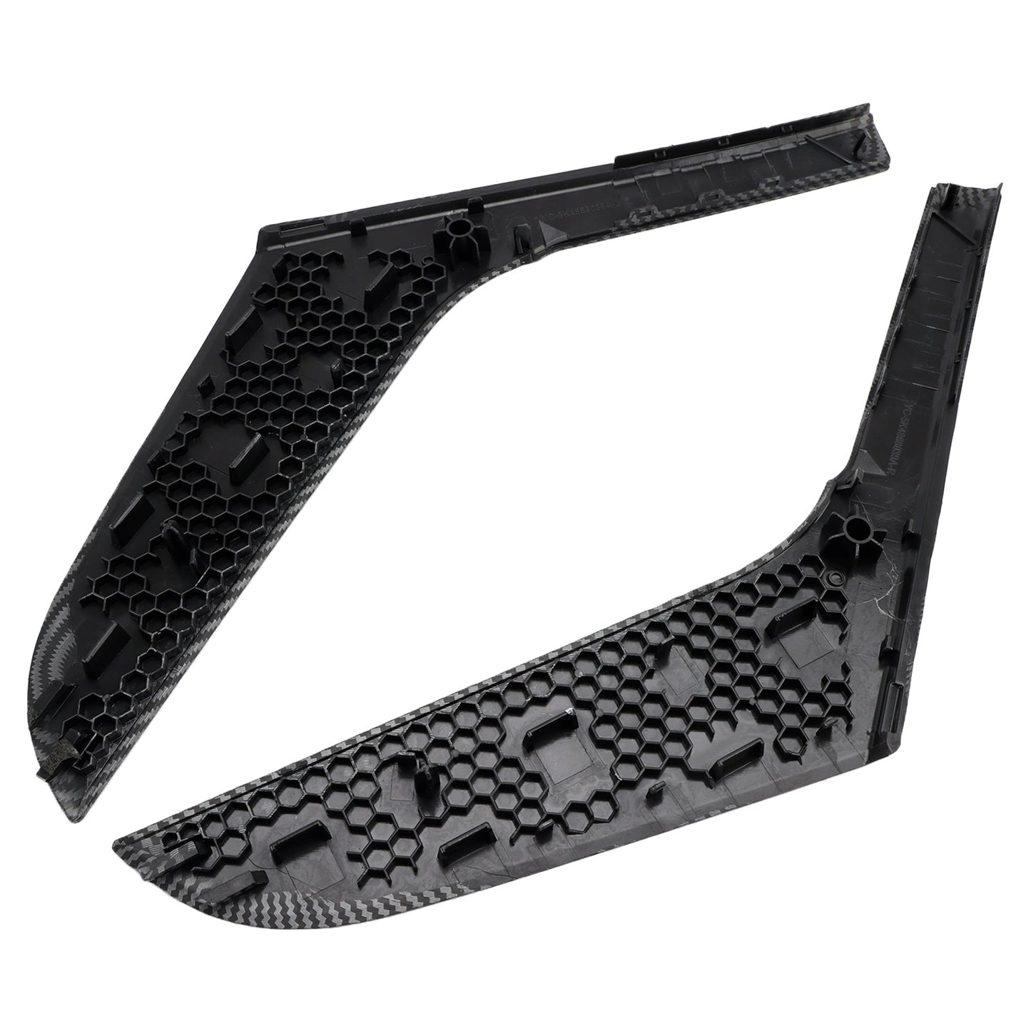 2 pezzi di rivestimento per maniglia interna della portiera sinistra e destra per VW Golf 6 MK6 2009-2013