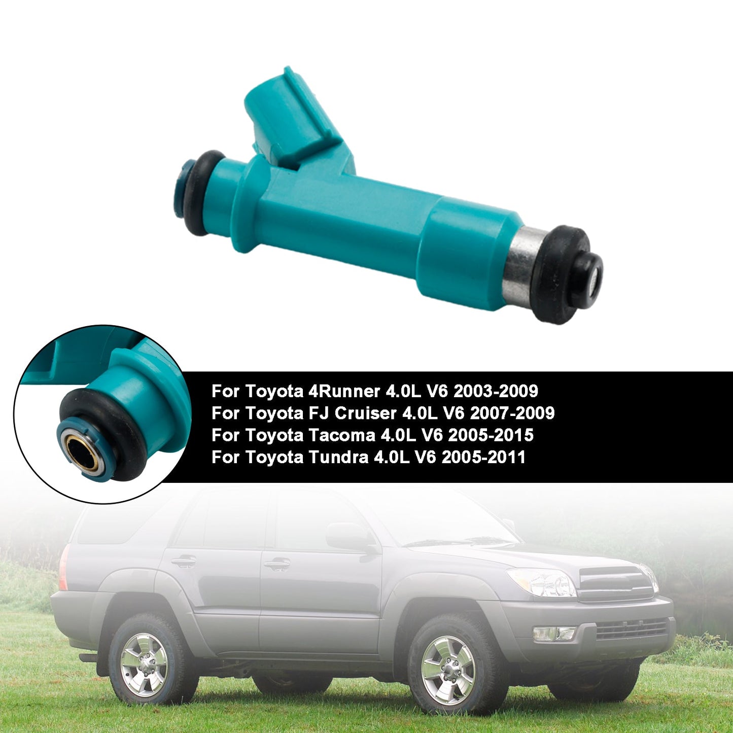 1 pz Iniettore carburante adatto per Toyota Tacoma 4Runner FJ Cruiser 23250-31010 23250-31060