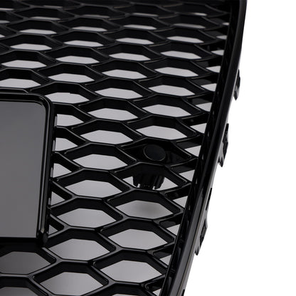 Griglia di ventilazione del radiatore del paraurti anteriore nero lucido adatta per Audi Q7 2005-2015