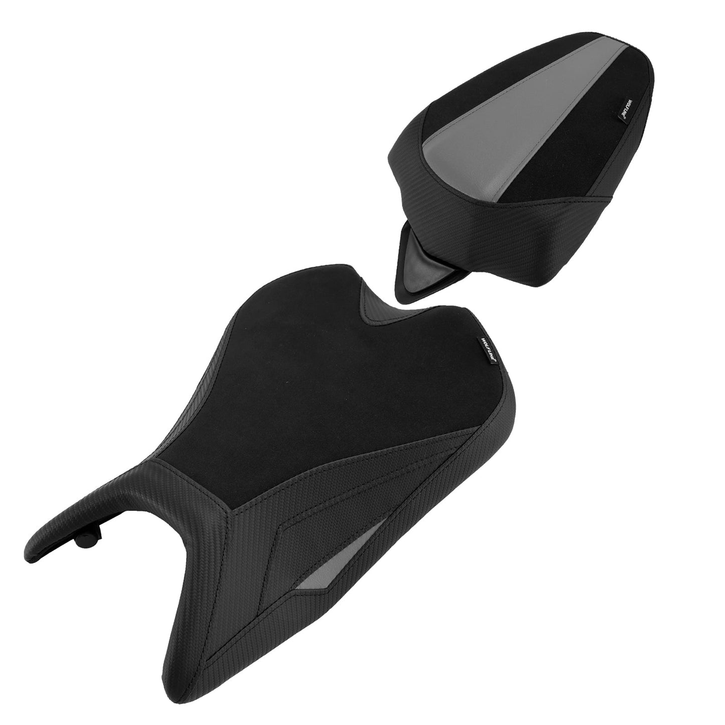 2024-2025 Per Aprilia Rs457 Rs 457 Parte anteriore inferiore con sedile posteriore conducente passeggero grigio