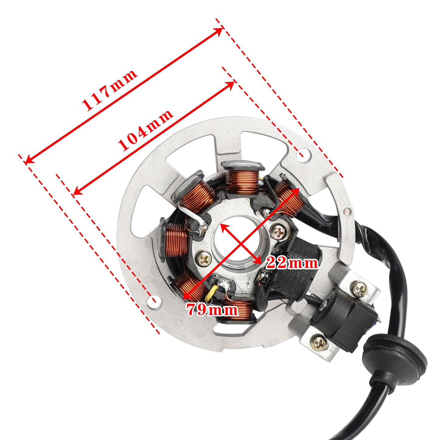 SCOOTER CINESE 49CC 50CC 2 TEMPI 1PE40QMB JOG MOTORE MINARELLI STATORE MAGNETO