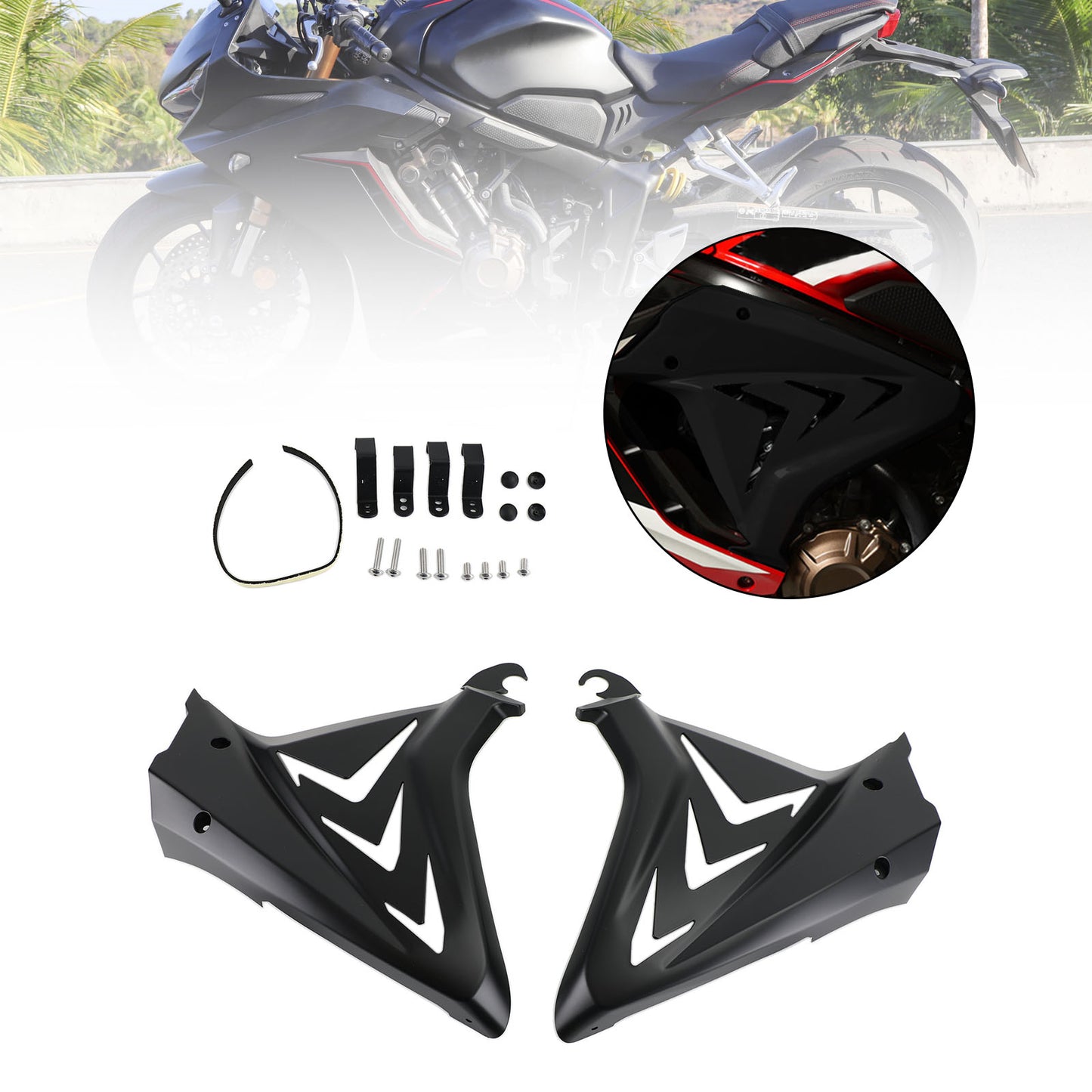 Pannelli di copertura del telaio laterale Carenature Carenature per Honda CBR650R 2019-2021