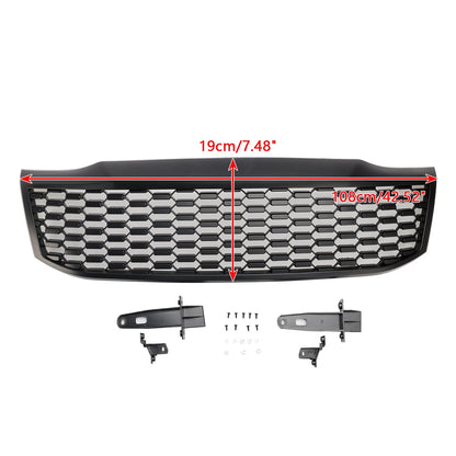 Griglia paraurti anteriore nera opaca Toyota Hilux Vigo MK7 2012-2014