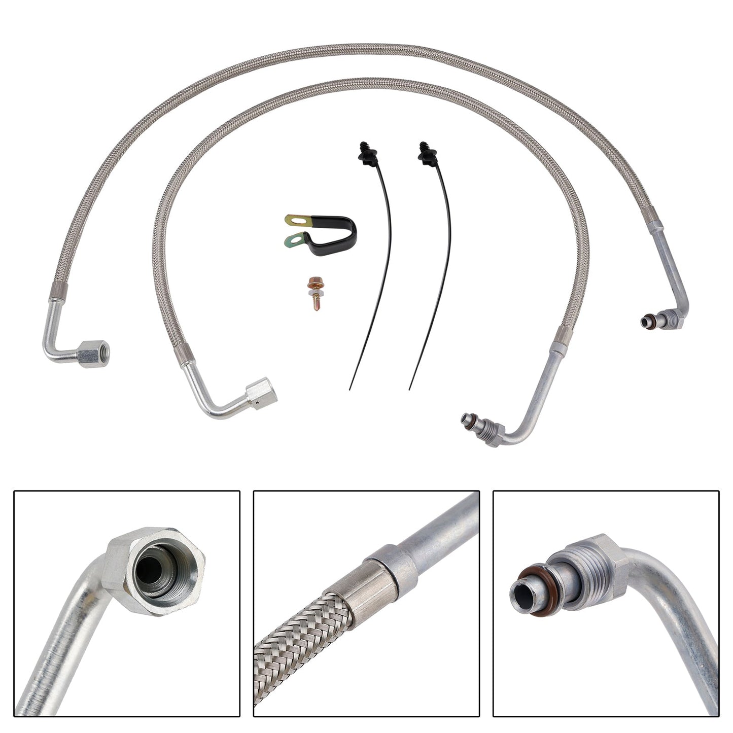 Coppia tubi flessibili del radiatore dell'olio 2204030 per Polaris Magnum Trail Boss 330 03-08