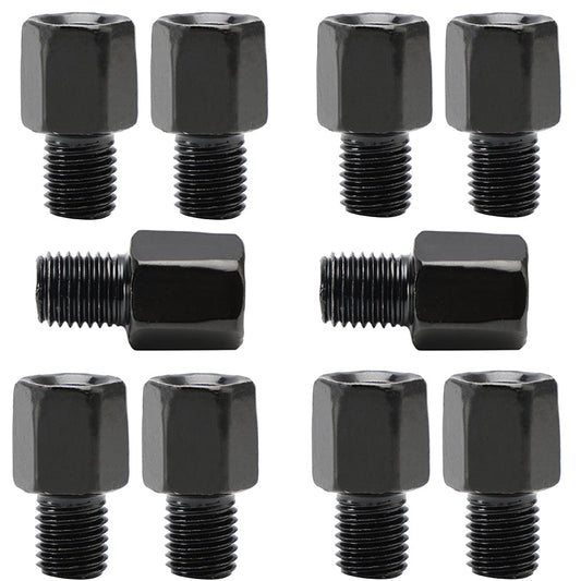 10X ADATTATORI SPECCHIETTI MOTO DA 8 MM FEMMINA DESTRA A 10 MM MASCHIO DESTRA