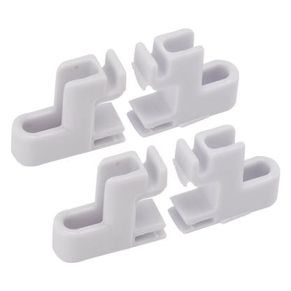 4 pezzi Clip di fissaggio per ripiani del frigorifero 2930693045 per camper Dometic