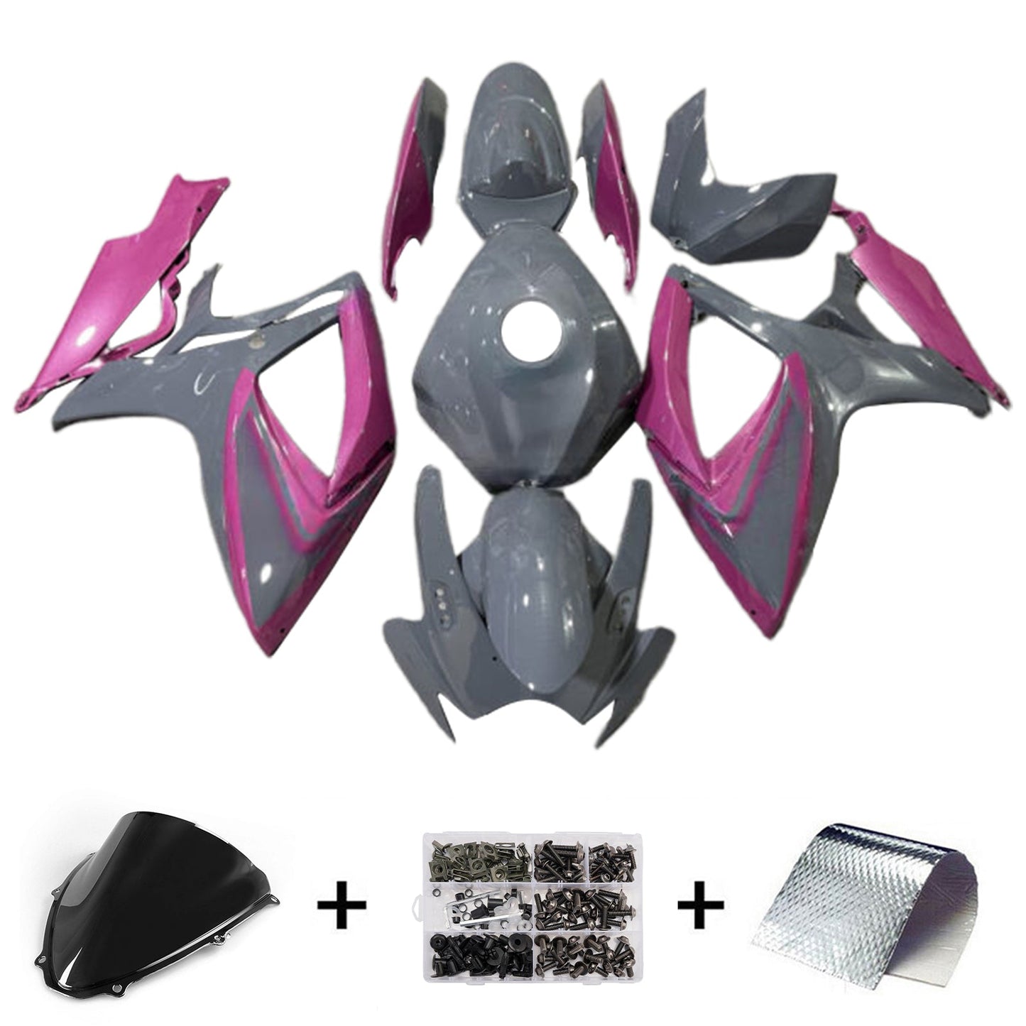 Kit carenatura iniezione plastica ABS per Suzuki GSXR 600/750 2006-2007 K6