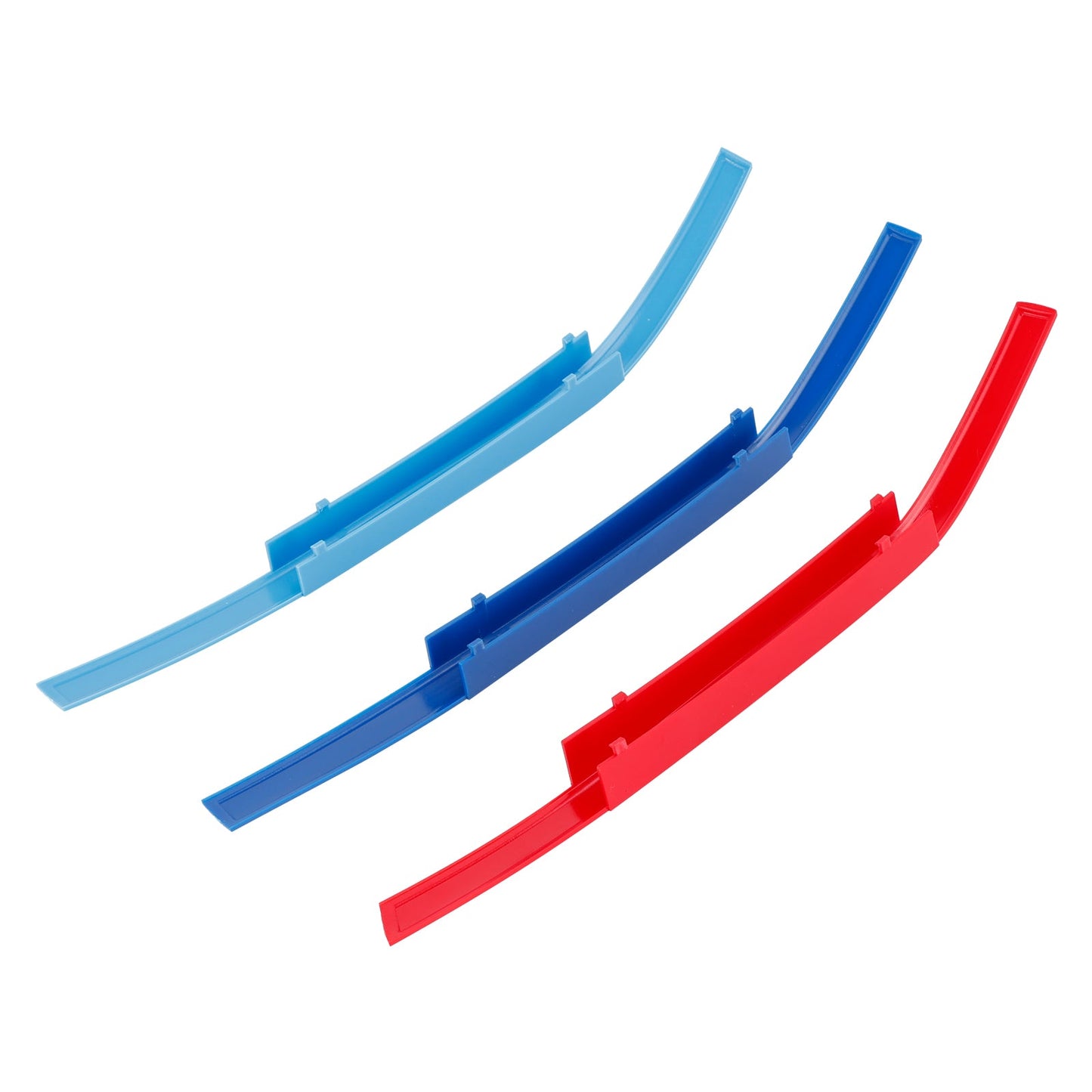 Clip per inserti griglia anteriore a doppio rene in ABS tricolore BMW Serie 7 2023-2025