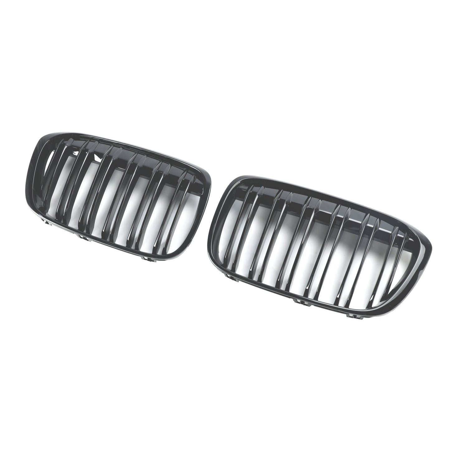 Griglia per rene anteriore nera lucida BMW X1 F48 F49 2PCS 2016-2019