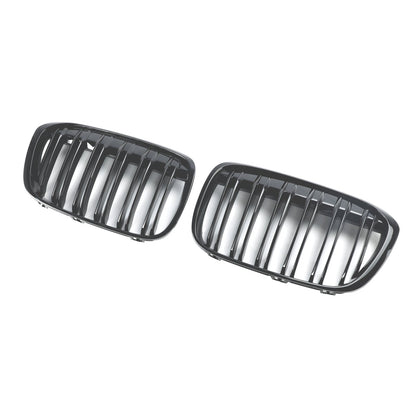 Griglia per rene anteriore nera lucida BMW X1 F48 F49 2PCS 2016-2019