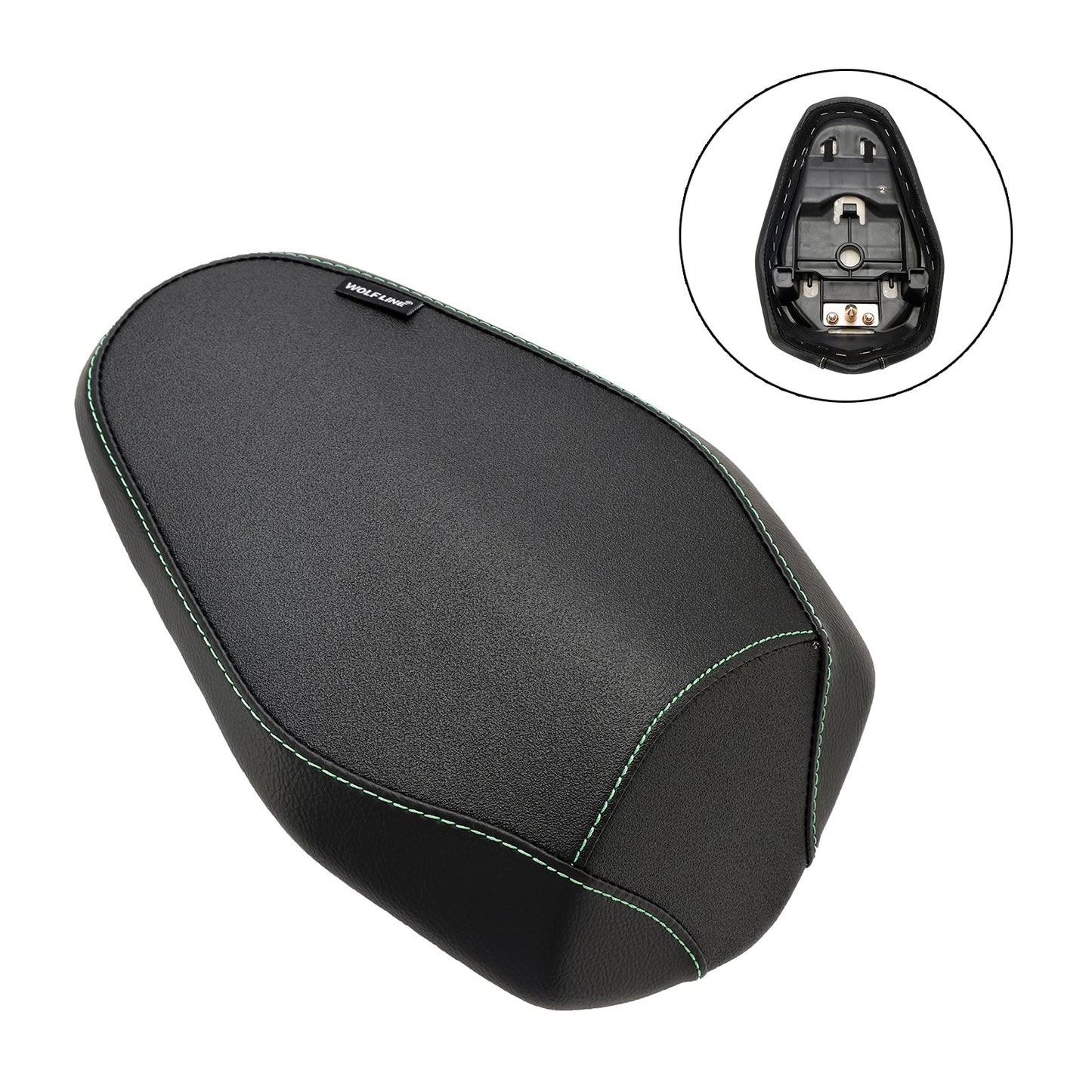 Cuscino per sedile passeggero posteriore Kawasaki Zx-4R Zx-4Rr 2023, colore nero piatto