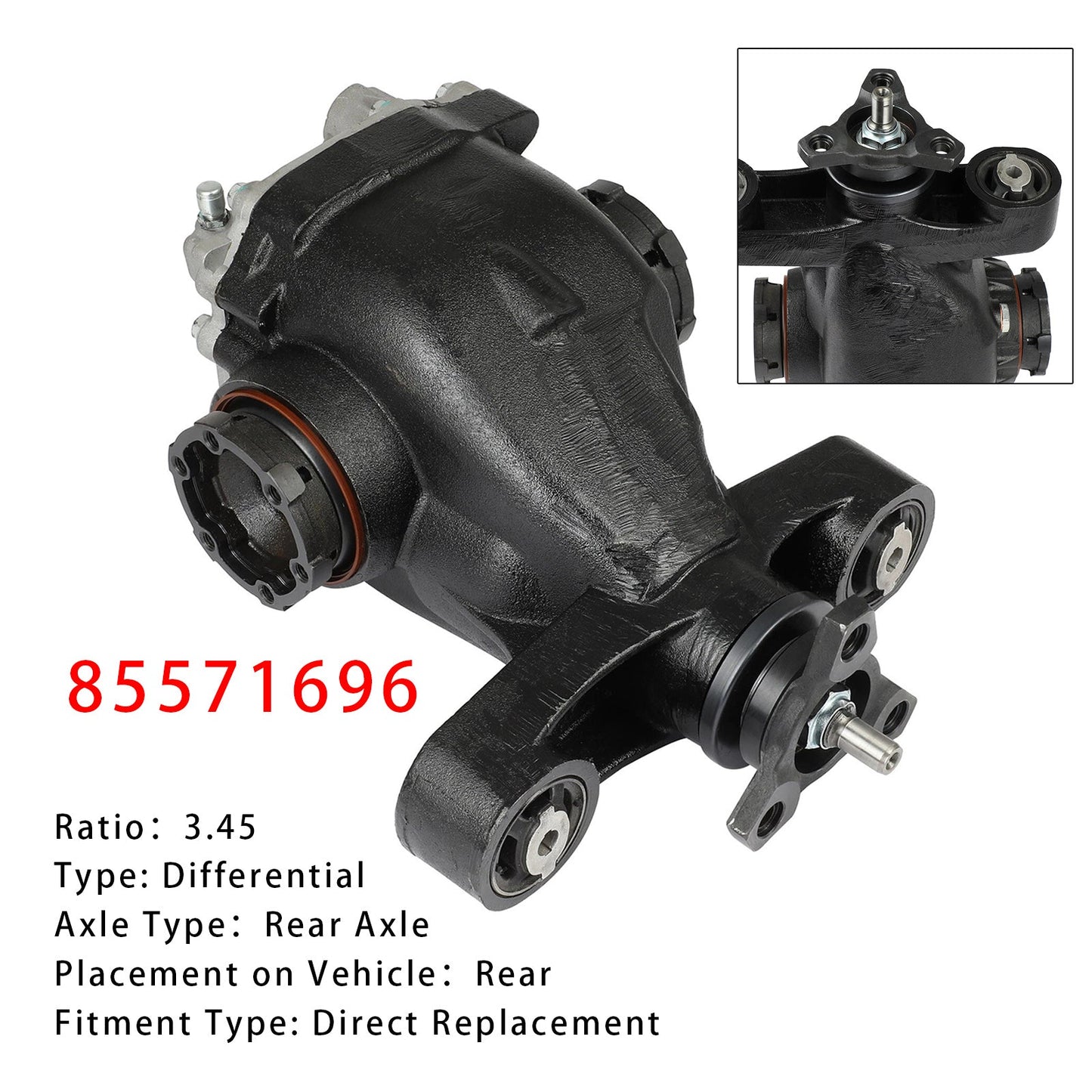 Supporto gruppo differenziale 85571696 3,45 per Cadillac ATS 2.0L 3.6L 2013-2019