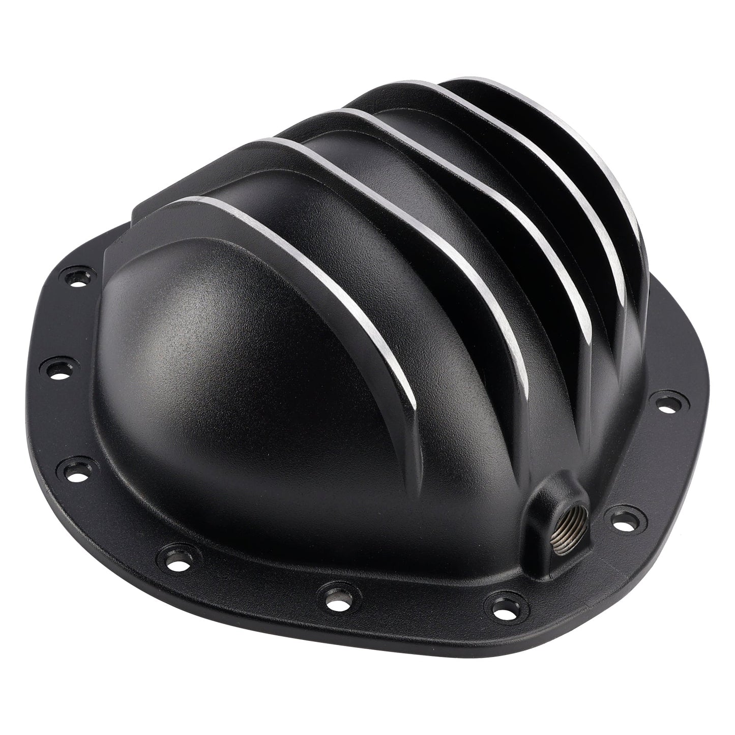 Copertura posteriore differenziale in alluminio nero Chevy/GMC 1/2 tonnellata 12 bulloni 1962-1982 YI217826T CE2862856IEC