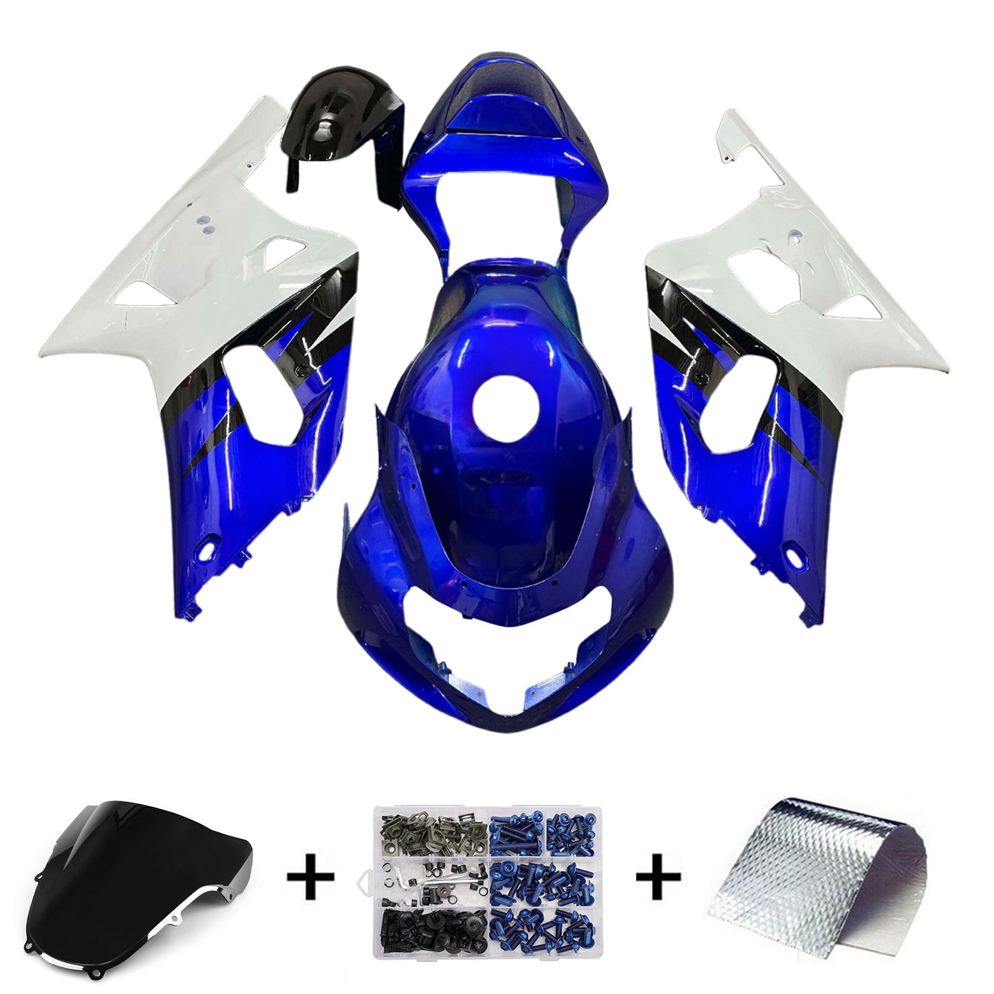 Kit carenatura iniezione per Suzuki GSXR600 2001-2003 GSXR750 2000-2003 K1