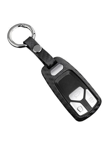 Custodia in pelle e silicone per chiave auto con fibbia per Audi