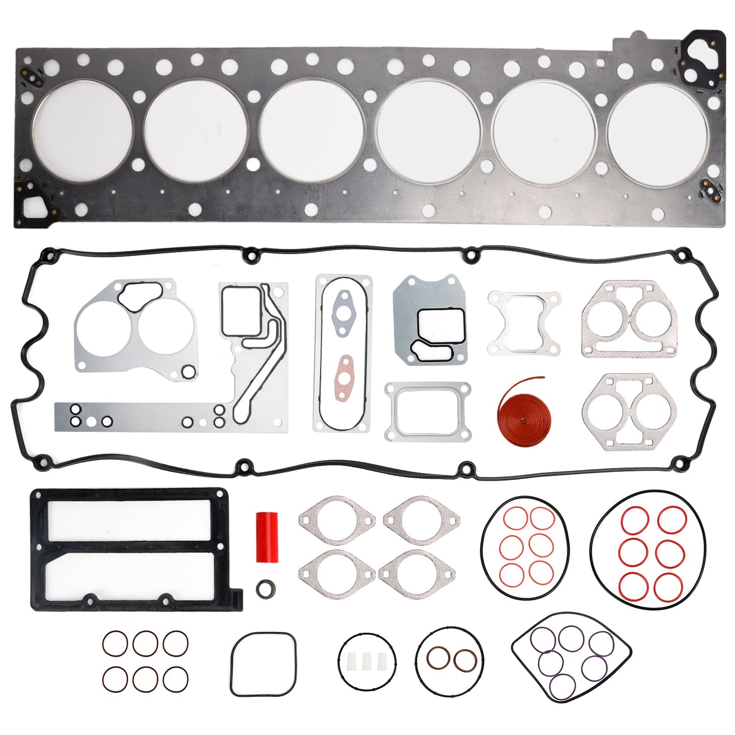Kit guarnizione testata cilindro superiore per Cummins 15L ISX QSX 4955596 4089169 4352145