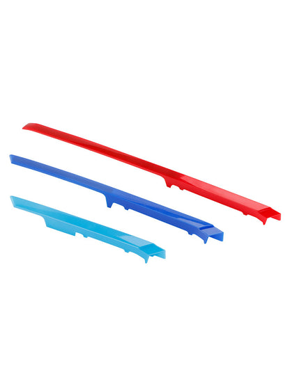 Clip per inserti griglia anteriore a doppio rene in ABS tricolore BMW X3 2025