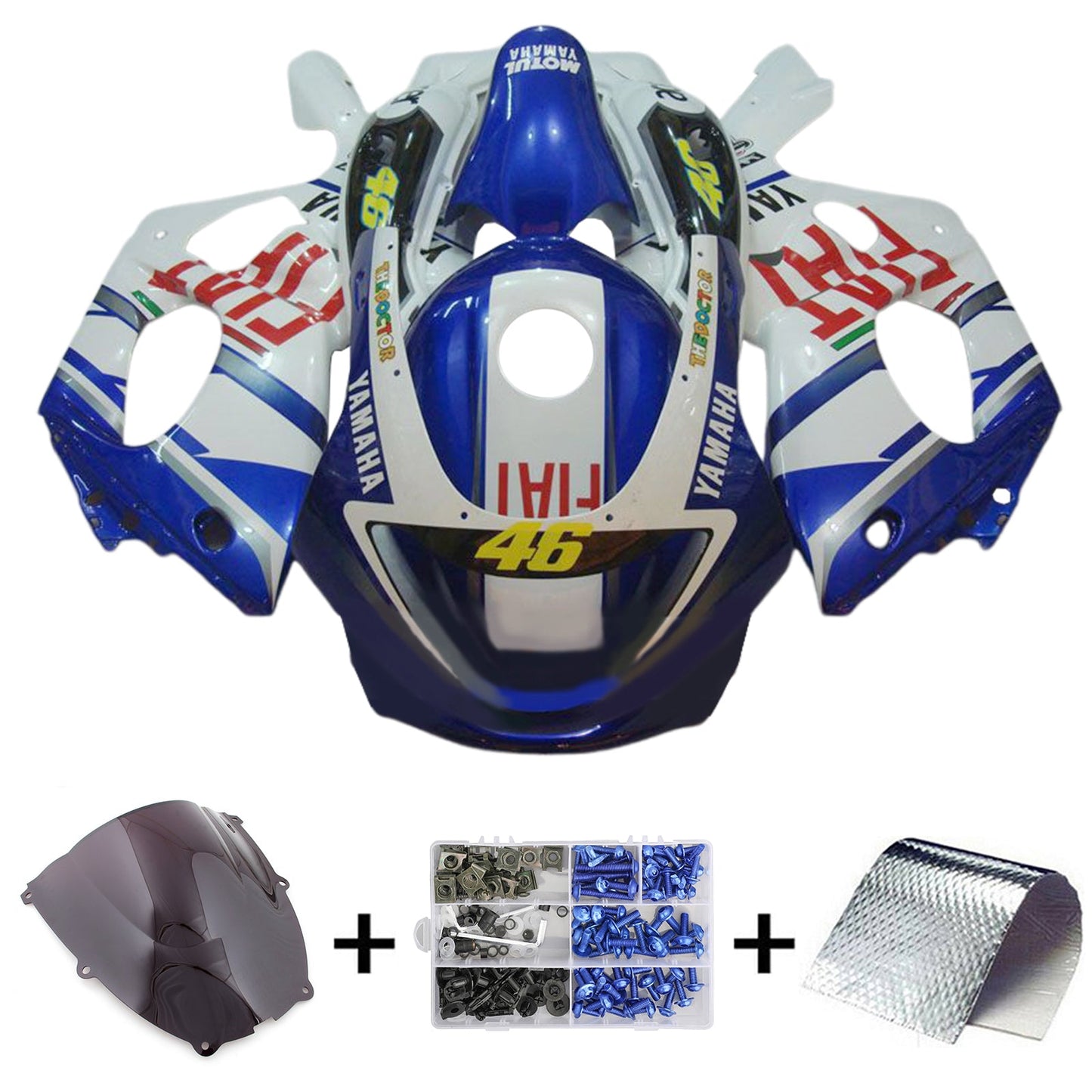 1996-2007 Yamaha YZF 600R Thundercat Kit carena iniezione Carrozzeria Plastica ABS