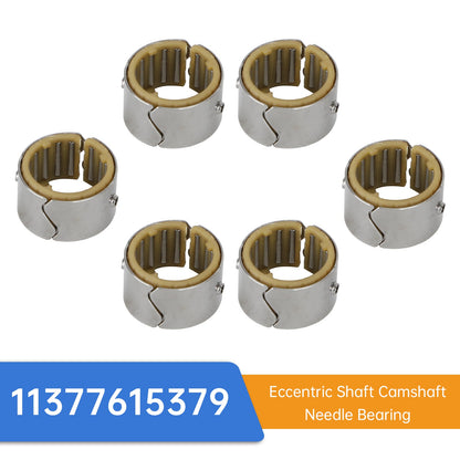 Set di 6 cuscinetti ad aghi per albero eccentrico e albero a camme per BMW 11377615379
