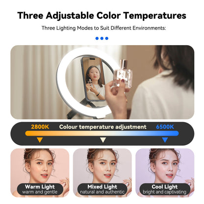 Supporto per trasmissione video in diretta mobile Anello di riempimento Luce Bellezza Luce di riempimento da tavolo