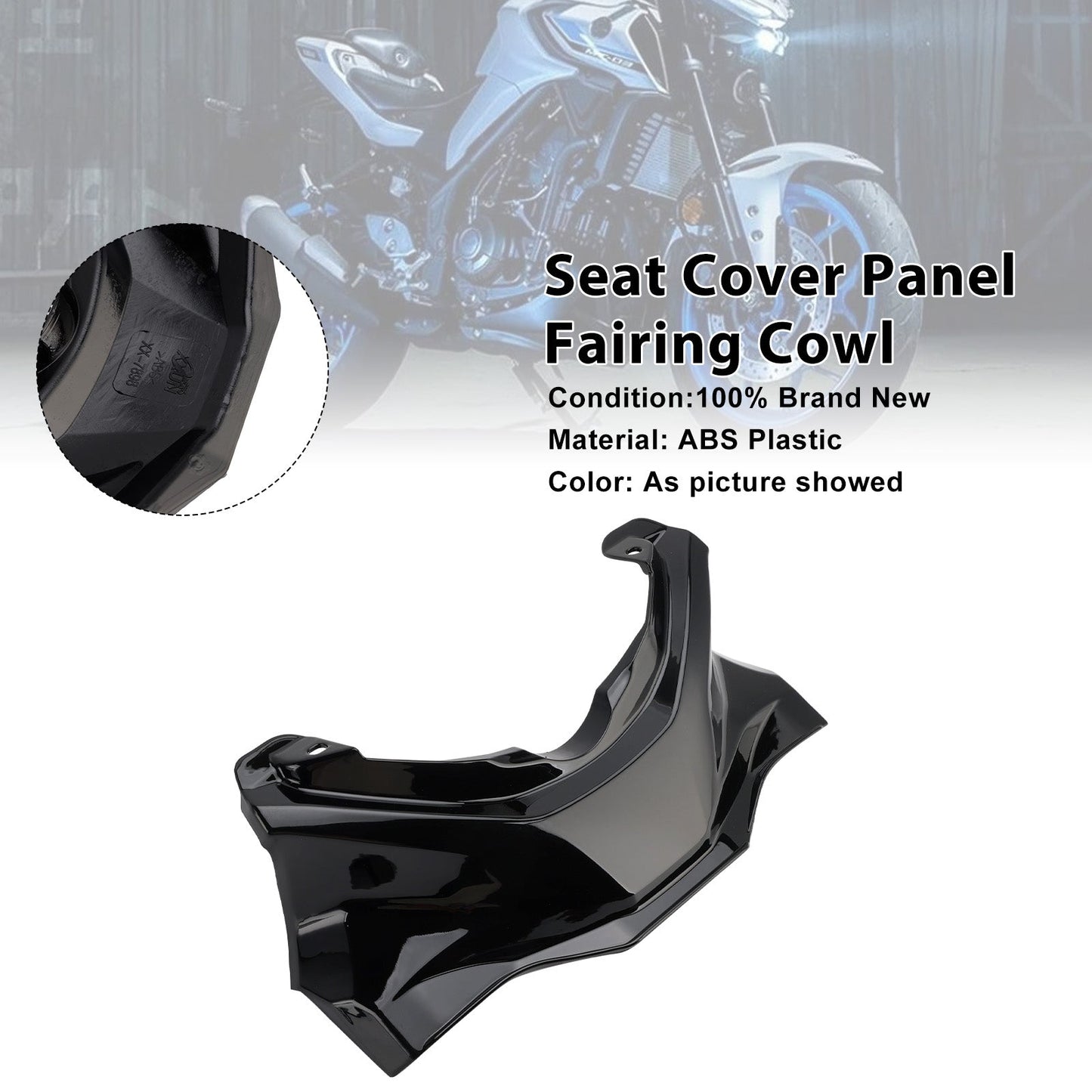 Pannello di copertura della sella Yamaha YZF-R3 R25 MT-03 2025-2026