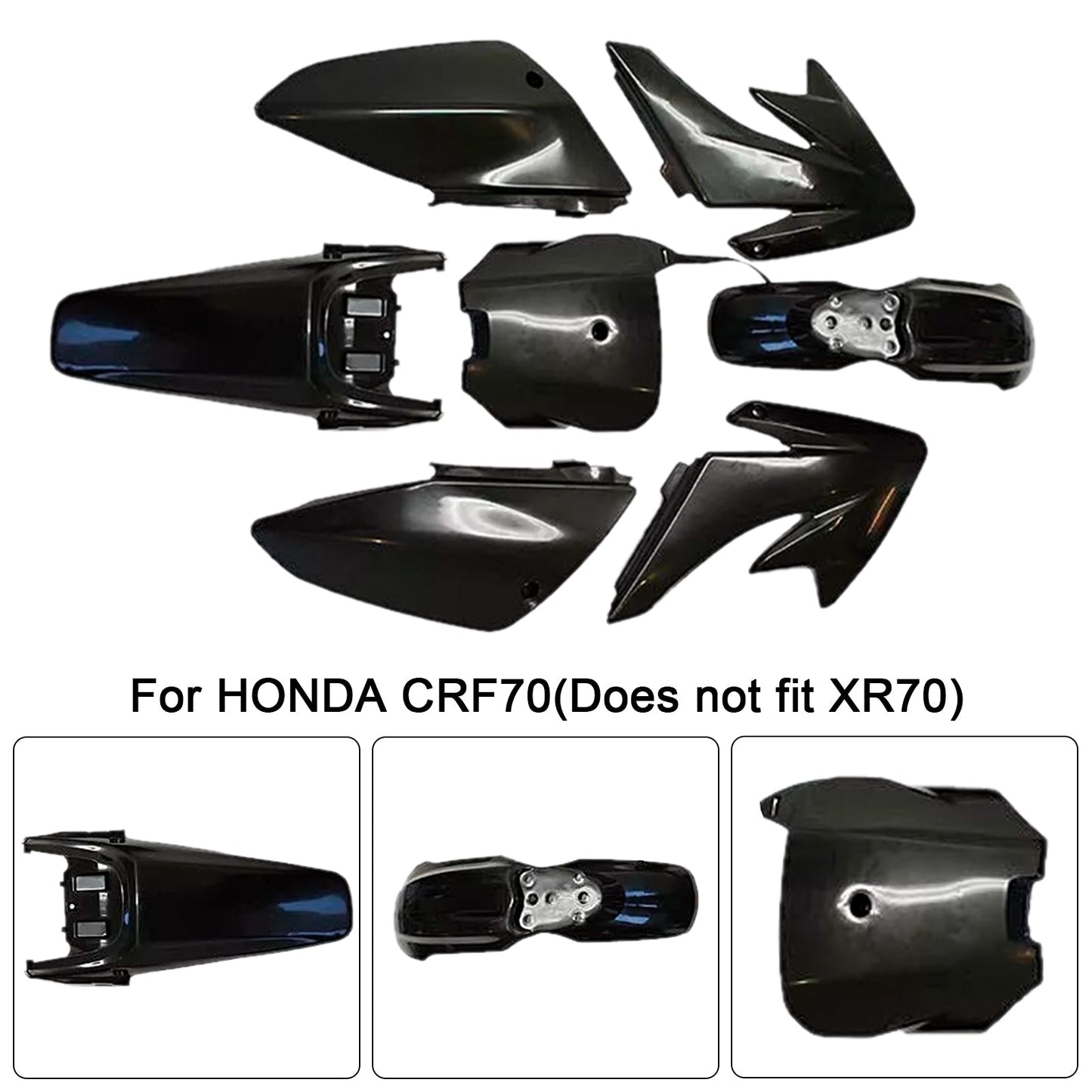 Kit di plastica per carrozzeria e parafango per HONDA CRF70 DIRT BIKE
