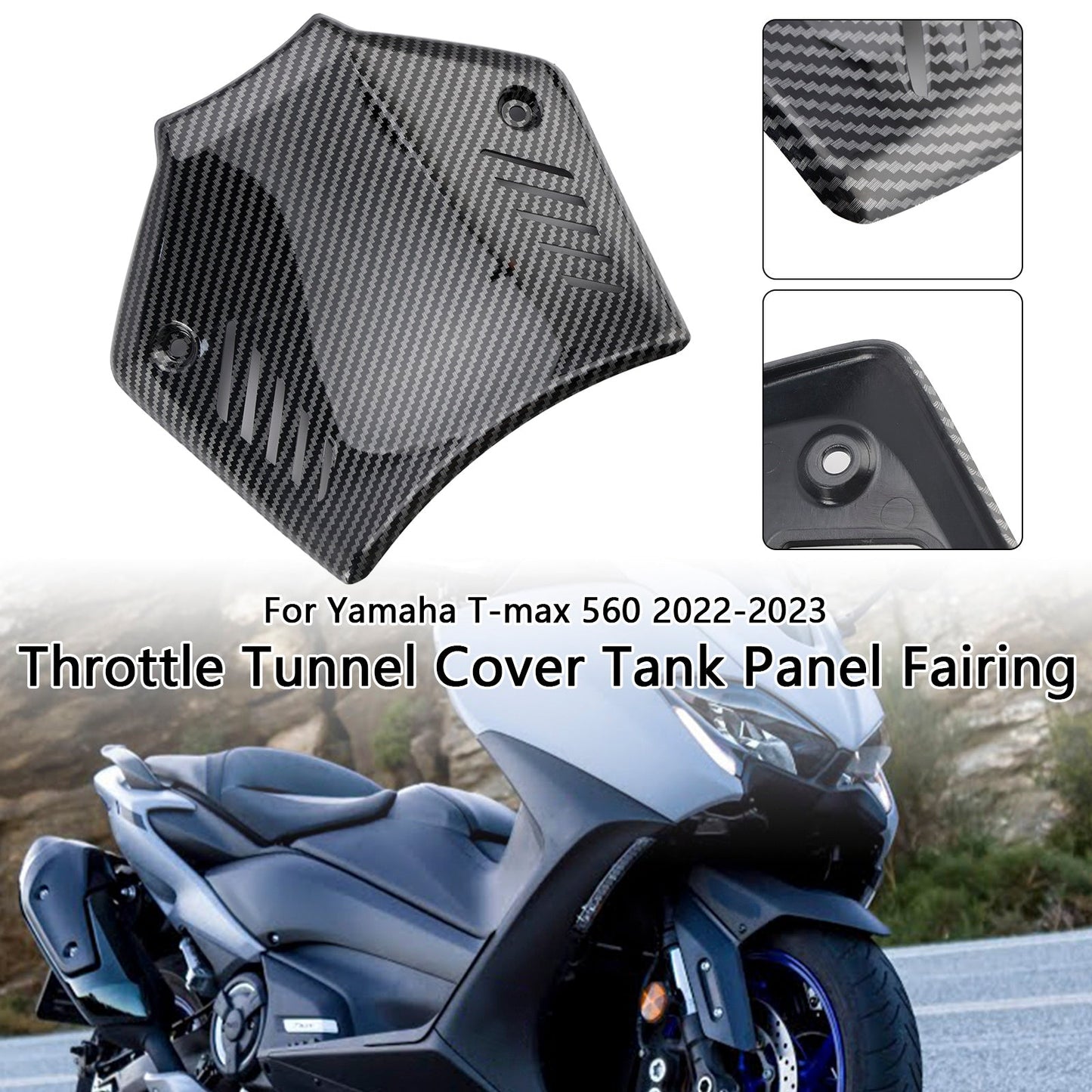 2022 2023 Yamaha Tmax 560 Copertura del tunnel dell'acceleratore Pannello del serbatoio Carenatura