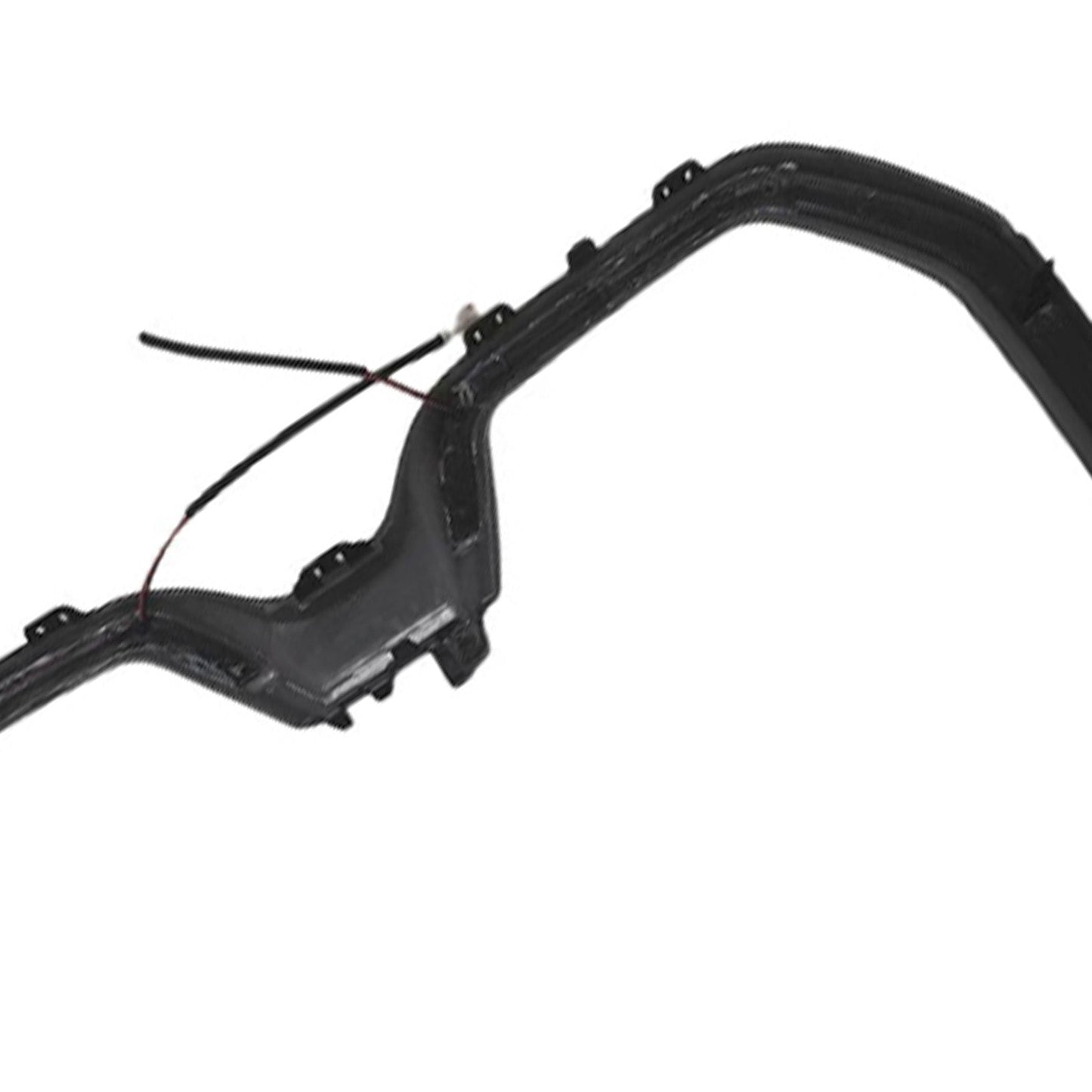 Cornice della griglia anteriore a doppio rene nera per paraurti, compatibile con BMW iX SUV 2022-2025 con LED.
