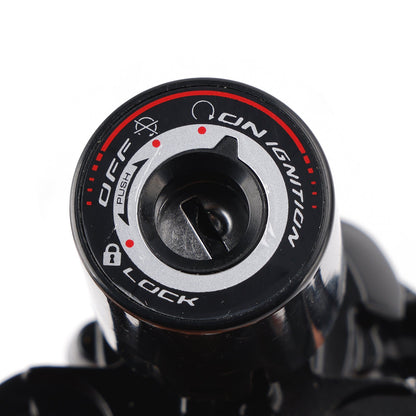 Set di chiavi per tappo del serbatoio del carburante con serratura del sedile del cilindro di accensione per Kawasaki Z 500 Ninja 500 2024-2026