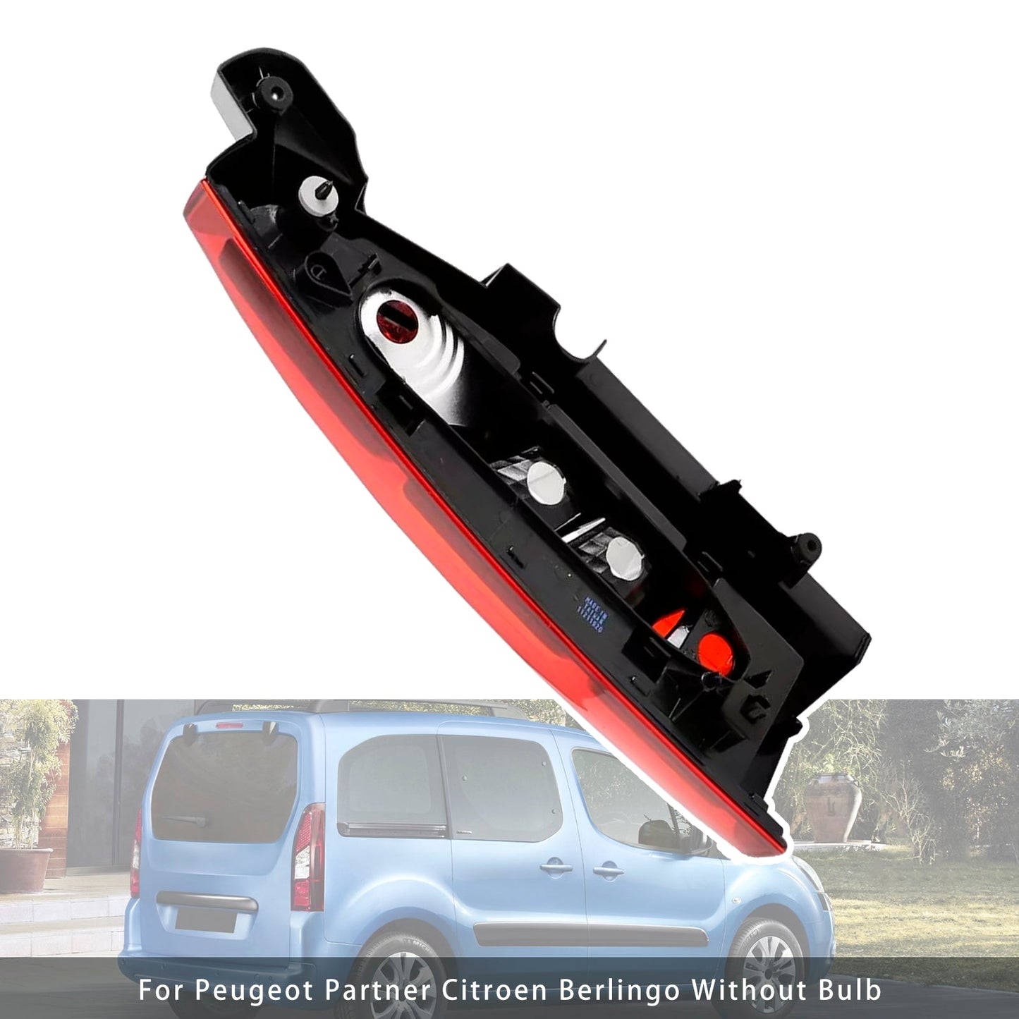 2012-2018 Peugeot Partner Mk2 Van (modelli con porta verticale posteriore) Gruppo luce posteriore destra 9677205080