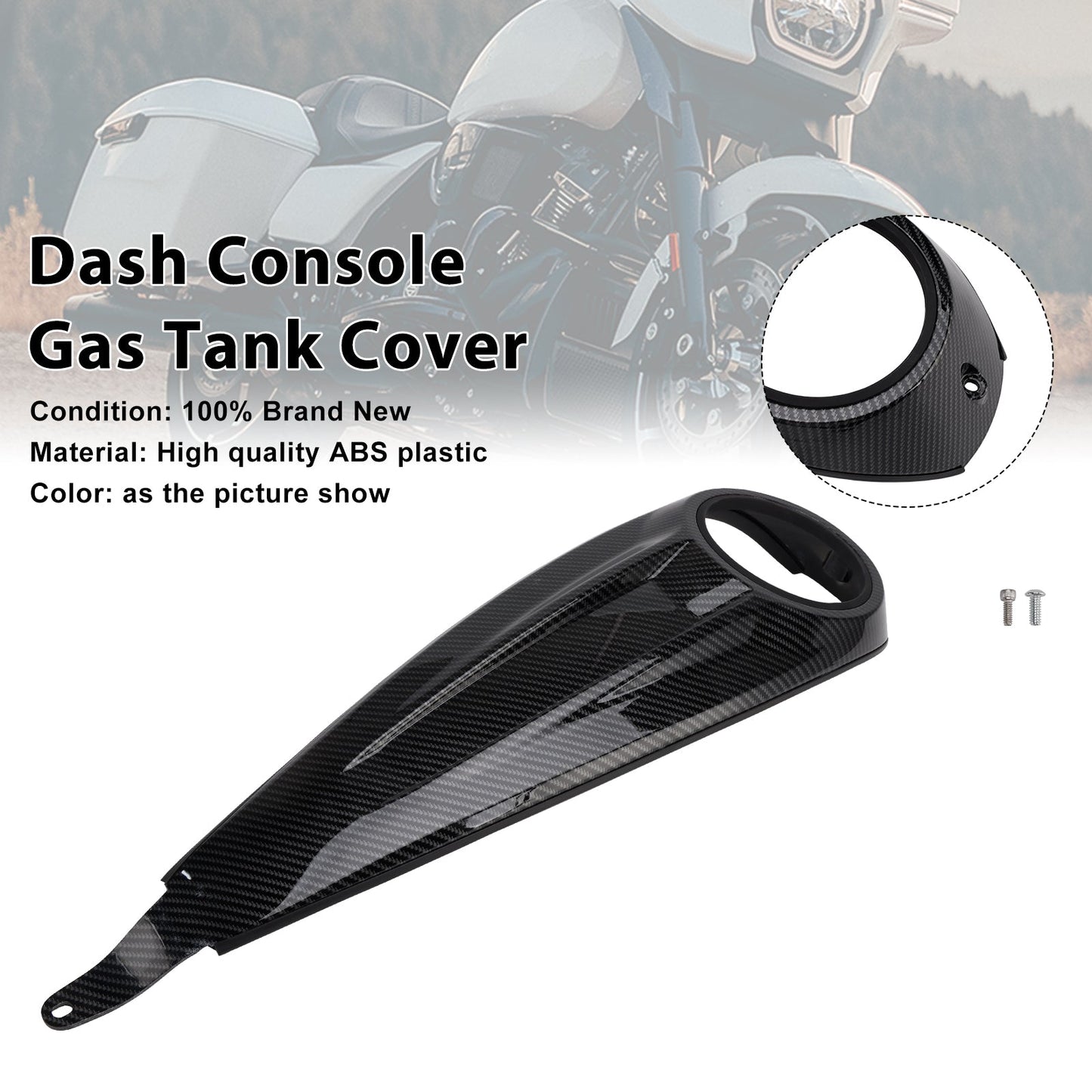 Copertura del serbatoio del carburante per console del cruscotto per Touring Road Glide / Street Glide 2023-2025