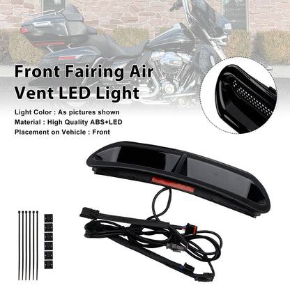 Luce LED per presa d'aria anteriore per Touring Street Glide 2014-2024