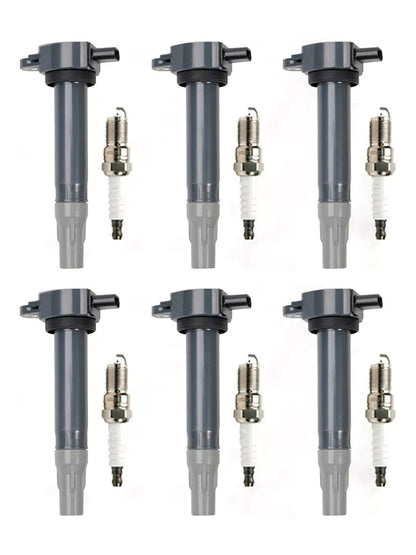 Bobina di accensione e candele UF502 4606869 4606869AA per Chrysler 300 V6 2.7L 2006-2010